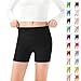 Girls Volleyball Spandex Shorts Kids Athletic Biker Dance Gym Compression Shorts Teen Running Soccer (Yellow, 7-8 Years)