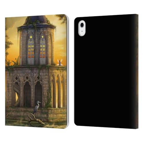 Étui portefeuille cuir iPad Air 11 2022 2024 2025 Sarah Richter housse tablette gothique
