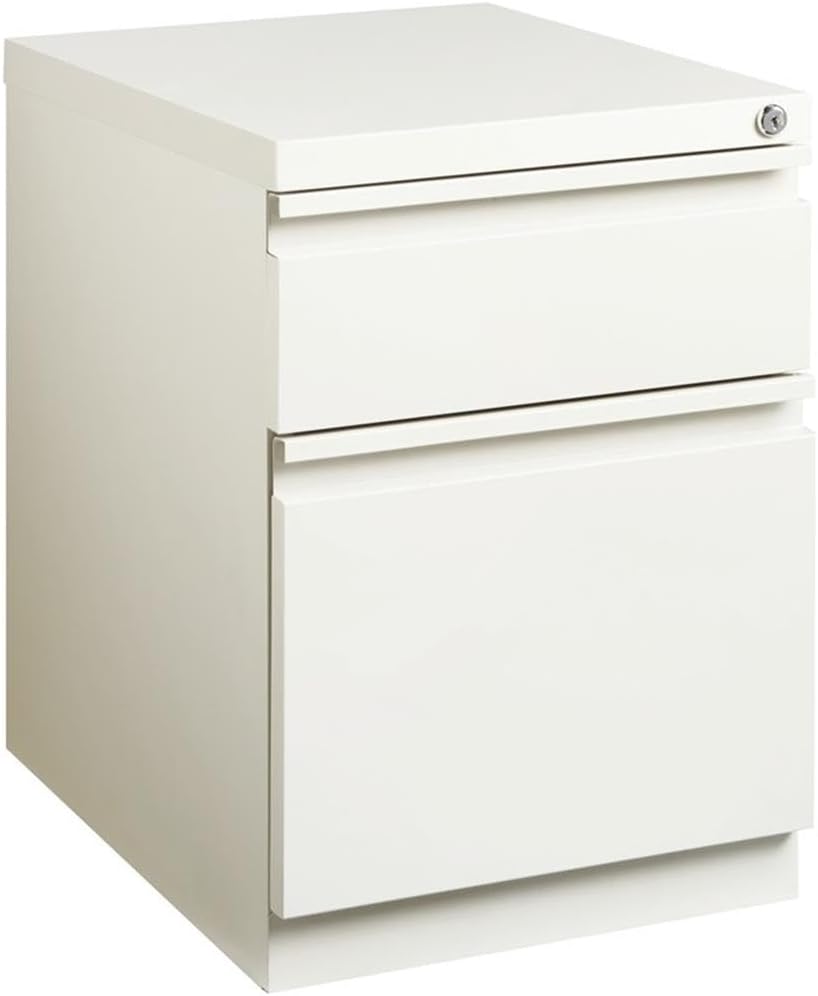 Hirsh Industries 2 Drawer Mobile Pedestal File Finish: Pearl White