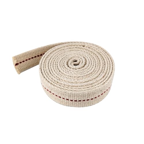 1 Roll Oil Lamp Wick - 6.5 Feet Roll 3/4 Inch Flat Cotton Wick Replacement - Perfect for Oil Lamps Lanterns and Oil Burners (3/4 inch)