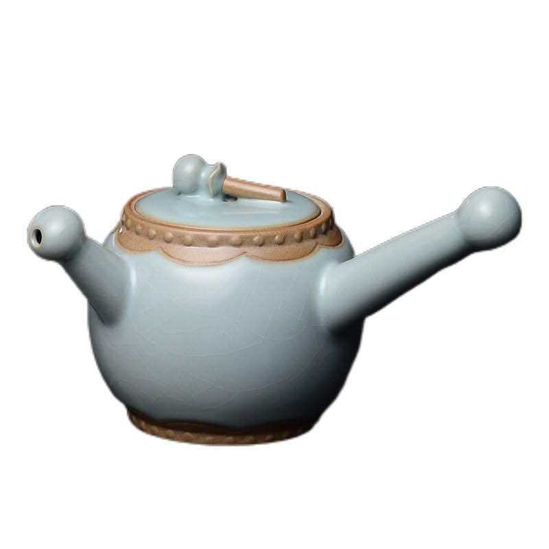 Amazon.com | 手工天青汝窑茶壶Teapot 家用陶瓷单茶壶Teapot 泡茶器蝉 