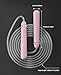 LED Light Up Jump Rope for Kids and Adult, Adjustable Glowing Skipping Rope for Boys and Girls, Colorful Luminous Jumping Rope for Fitness and Workout Pink