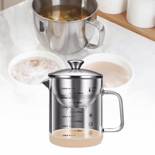 Aceitera doméstica con colador térmico para una cocina limpia 7