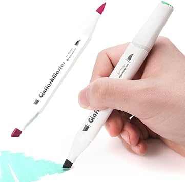 Brush Chisel Tip Art Markers Designer Pen Sketch Alcohol Markers Dual Tips Manga Drawing Coloring book marker for artist (80)