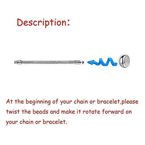 ARTCHARM .Sold 925 Sterling Silver Rubber Charm Stopper Spacer Bead for Charm Bracelets3