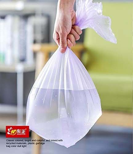 Trash Bags, Kingchuan Multi-Color, Medium Kitchen Garbage Bags,Strong Rubbish Bags for Home,Office,Car. 2.5 Gallon,100counts /5 Rolls