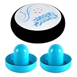 Laroal Air Hockey Floating Ball, Air Hockey Putter und Air Hockey Ball, tragbarer, Leichter Air Hockey Ersatzball und Gleitputter für Spieltische