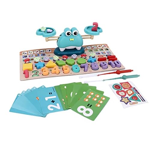 Balance Math Game, Matematik Kunskap Lärande Vikter Balans Spel Utbildning Leksak för hemmet Lek för 3+ år gamla barn