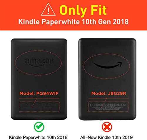 ALMIGHTY Siliconen hoesje voor Kindle Paperwhite 10e generatie 2018 Release - Duurzame waterdichte hoes met Auto Wake… - Image 3