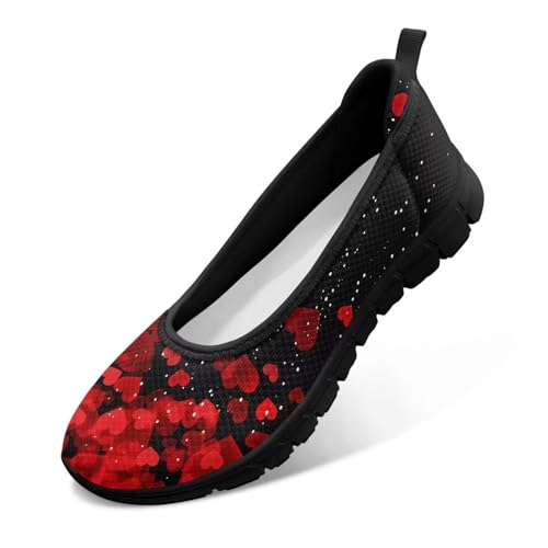 Image of Walking Shoes Women Breathe Mesh Slip On Sneakers Women Comfortable Lightweight