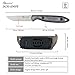 SDOKEDC Knives DC53 Steel Tactical Fixed Blade Knife with kydex sheath for Men EDC Outdoor Camping Survival Hunting (White stone wash)
