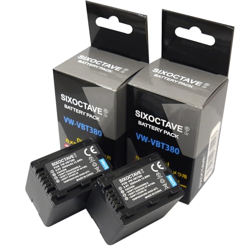 Amazon | SIXOCTAVE 2個セット VW-VBT380-K VW-VBT380