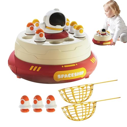 Máquina de pinball para niños,máquina de pinball - Máquina de pinball en forma de platillo | Rompecabezas seguro, mesa de actividades de Pinball, juego de pelota Pop-Pass-Catch, juego de pelota para n