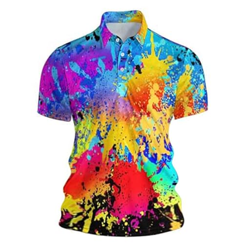 Tee shirt homme fitness blanc moulant à manches courtes et col v boutonné style polo