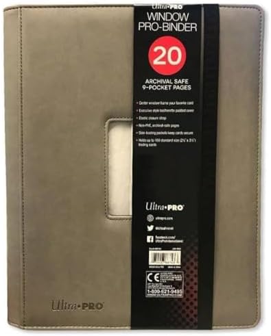 Ultra Pro Premium PRO-BINDER Padded Leatherette 9-Pocket Album with Center Window for Pokemon, YuGiOh, Magic Cards and Photocards! Also for Baseball & Sports Cards! image 2
