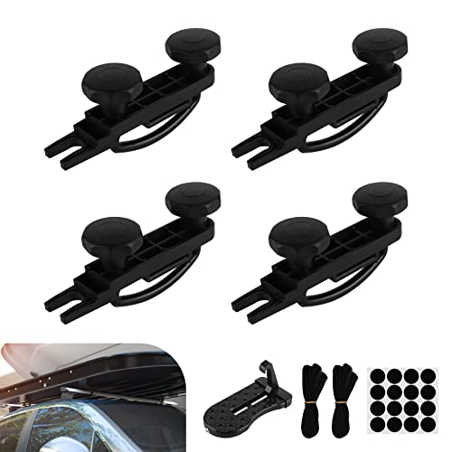 Atera SL-Stützfußpaar Dachträger - Verzinkt Für Fahrzeuge Mit Regenrinne - Inklusive Diebstahlschutz Schloss