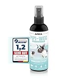 Geruchsentferner Spray 100 ml für Nagerkäfig & Stall – Biologischer Enzymreiniger gegen Urin, KOT & Tiergerüche – kompakte to-Go Flasche für unterwegs – PIPI-Weg Nager von ARKA