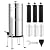 LCF Gravity-fed Water Filter System, 3 Gallons Stainless-Steel System with 6 Filters, Metal Water Level Spigot and Stand, Reduces Chlorine & Fluoride, LCF Gravity Tank Series(LCF-GT- Professional)