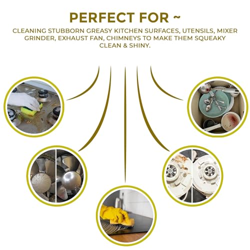 Image of Ecosys 1L Kitchen Cleaner Capsules With Refillable Spray Bottle |Eco-Friendly Cleaner for Kitchen Surface, Mixer, Grinder, Exhaust Fan, Chimney |Effective Kitchen Cleaner-Pack of 1|1 Pack =1L