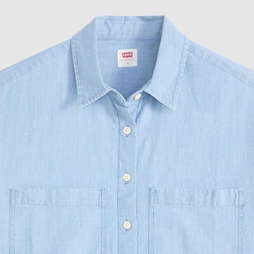 Harlie Ss Cropped Shirt Brass Organ – Ansicht 5