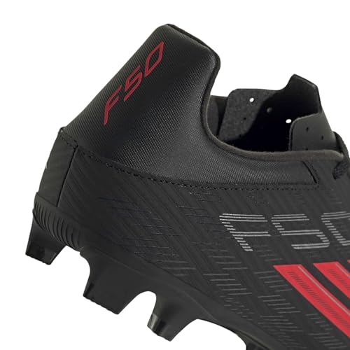 Image of adidas F50 Club FG /MG Football Cleats, Tesoye /Cblack /Lucred, Firm Ground /Multi-Ground Soccer Shoes
