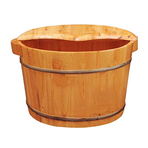 Spa de Pies Barril de Madera con Tapa Tamaño A miniatura 1