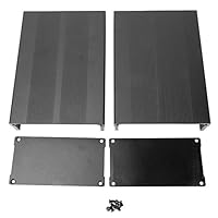 Fafeicy 55 x 106 x 150 mm Gehäuse, Elektronische DIY-Leiterplatte Projekt Aluminiumbox Kühlgehäuse, Wärmeableitung schnell durchführen