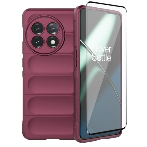 Coque OnePlus 11 5G mince protection silicone antichoc avec verre trempé