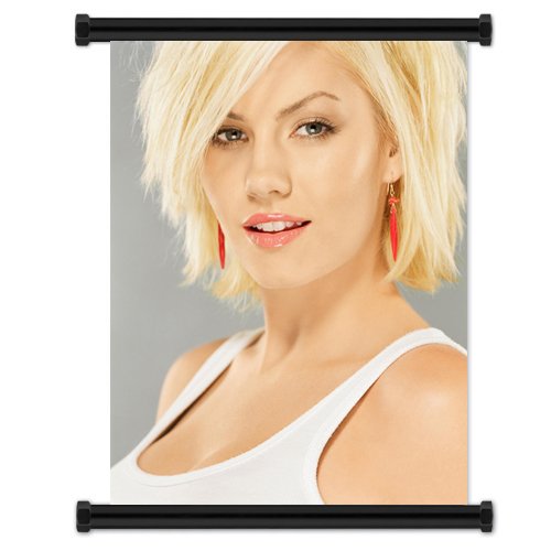Elisha Cuthbert Sexy HOT Fabric Wall Scroll Poster (16" x 21") Inches