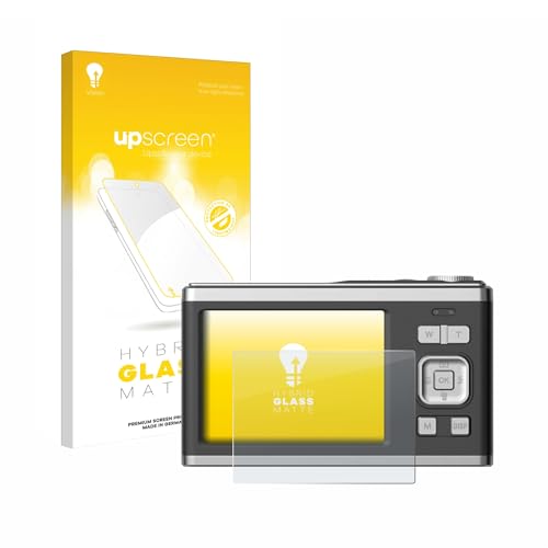 upscreen Matte Screen Protector Glass Film for Rollei Compactline 10X - Anti-Glare, Anti-Fingerprint, 9H Glass Protection