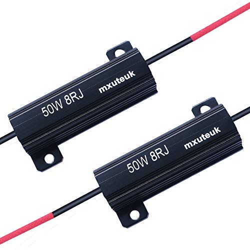 Mxuteuk 50W-8RJ-4 4Pcs Led Resistor Car Load Resistors 50W 8Ohm thumb #1