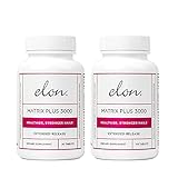 Elon Matrix Plus 3000 Biotin Vitamins for Nail Strengthening and Growth (120 Day Supply) - Healthy & Strong Nails - Biotin Supplement - Extended Release