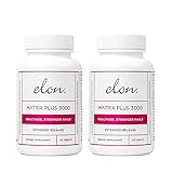 Elon Matrix Plus 3000 Biotin Vitamins for Nail Strengthening and Growth (120 Day Supply) - Healthy &...