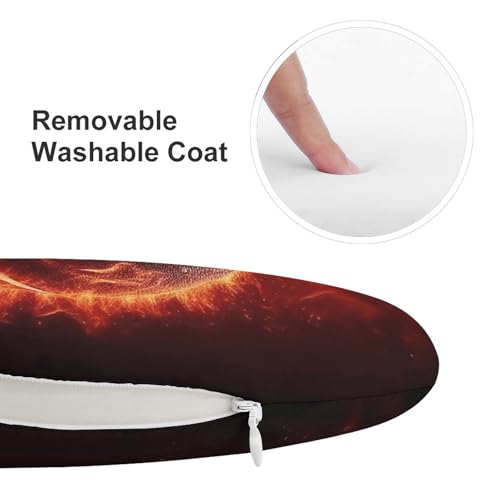 Housse de coussin de chaise basketball feu pour déco de chambre d'ado