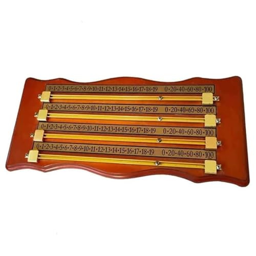 Marcador de Snooker y Billar, con rieles y punteros, para amantes del billar, marcador de puntuación para juegos de billar miniatura 1