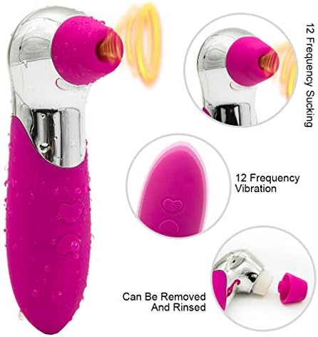 Clî'Toral Su-c-King Vibrantor with 12 Vibrantion Modes USB Rechargeable Clítoris Nīpple Su-c-Tion Stīmulator Adùllt Tõy for Women