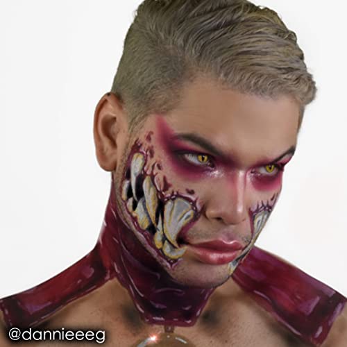 Image of Mehron Makeup Paradise Makeup AQ Refill Size | Stage & Screen, Face & Body Painting, Beauty, Cosplay, and Halloween | Water Activated Face Paint, Body Paint .25 oz (7 ml) (Porto)