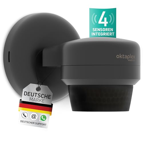 Oktaplex Mia Bewegungsmelder Aussen 360 Grad anthrazit