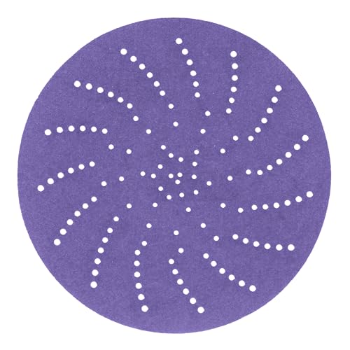 Image of 3M Cubitron II Hookit Clean Sanding Abrasive Disc 31471, 5 in, 220+ Grade, Pack of 50 Discs, Virtually Dust-Free, High Performance, Long Lasting, Multi-Hole Pattern, for Automotive Sanding