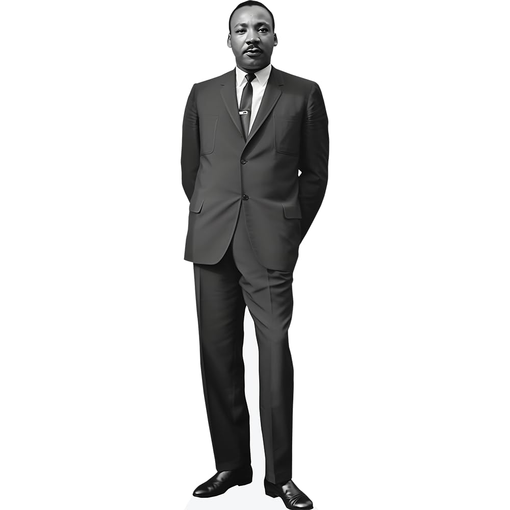 Celebrity Cutouts Life Size Cutout Martin Luther King (Bw)