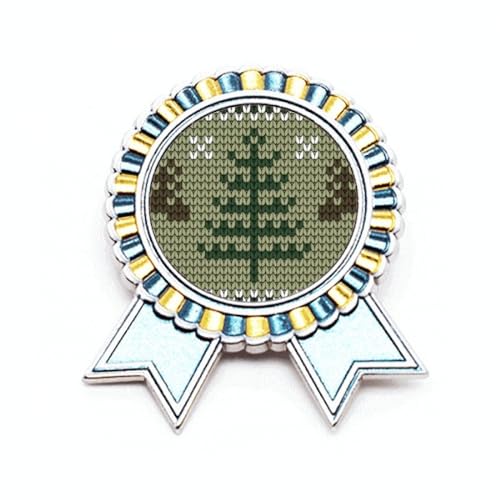 Broche arbre de Noël tricotée pour sublimer vos repas de réveillon