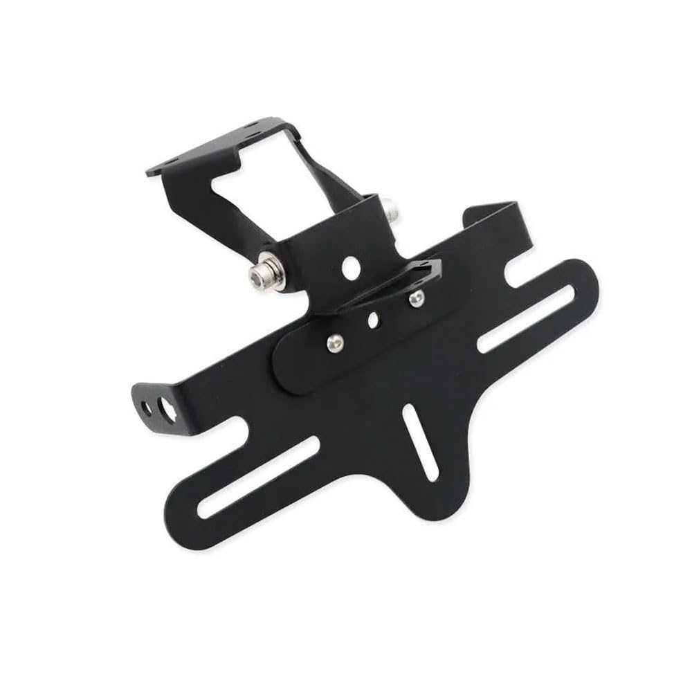 Portamatrículas de motocicleta Soporte de matrícula ajustable con luz LED para Zontes 703RR 703 RR