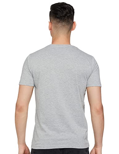 Image of Mickey Mouse Family by Wear Your Mind Men's Regular Fit Round Neck Short Sleeves Knitted T-Shirt