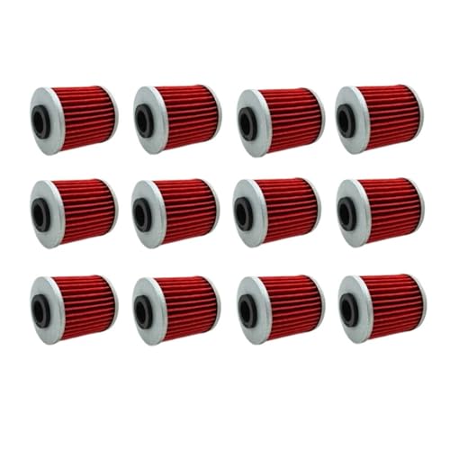 Kawasaki KX250F KX250 KX450F 2008-2016 スズキ RMZ 250 450 450Z BETA EVO 300 250 4ストローク ピットバイク オートバイ用オイルフィルター(12pcs)