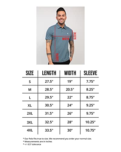 Into The Am Basic Polo Shirts For Men - Modern Fit Collared Shirt Men Fitted Short Sleeve Classic Golf Collar Shirts (Black, Large) #TOP5