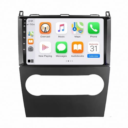 Autoradio touchscreen 2 DIN con navegador GPS y Bluetooth para Mercedes-Benz