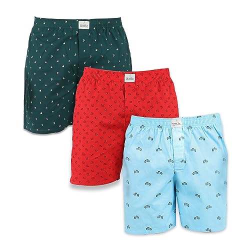 Image of ALPHABETS Men's Cotton Boxer Briefs