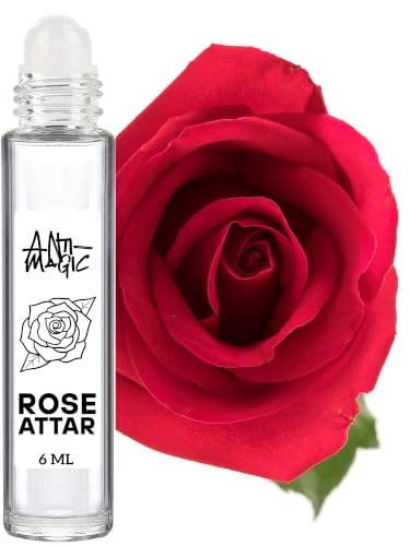 Image of Rose Attar Original | Rose Perfume for Woman | Attar Perfume for Men | Attar Perfume for Woman | Long Lasting Alcohol-Free Attar for Men | Natural Floral Roll-On Perfume