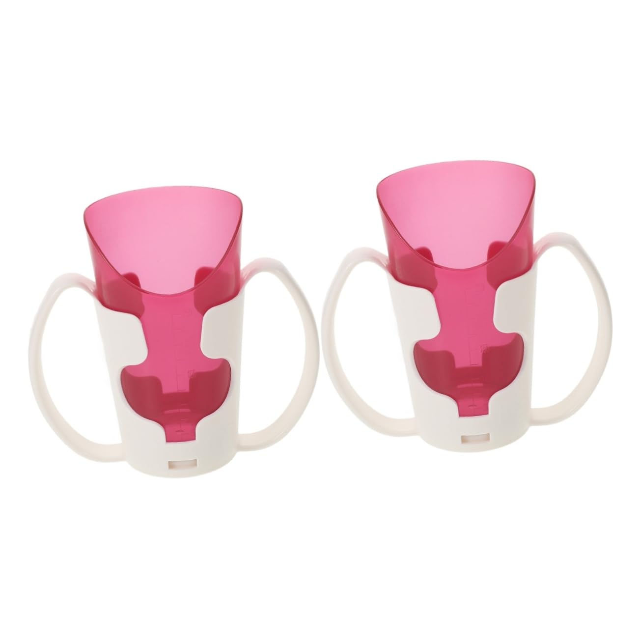 ABOOFAN 2 Piezas Taza De Cuidado De Ancianos Taza De Avena Taza De Sopa Taza para Beber Convaleciente Copas Independencia Taza del Paciente Disfagia Tazas Copas De Estadio Bol
