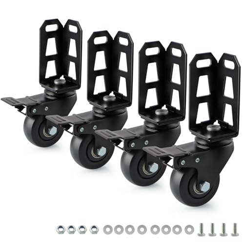 3" Storage Rack Caster Wheels, Storage Shelf Accessories Fit to B...